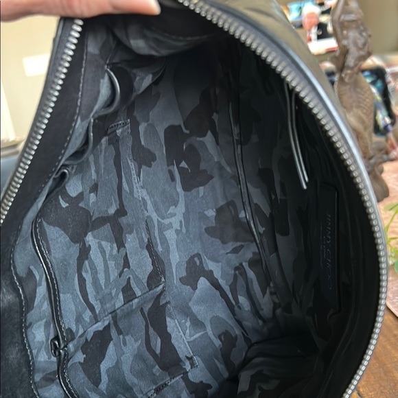 Jimmy Choo Black Star-Studded Large Leather Clutch Women's Bag - Picture 12 of 12